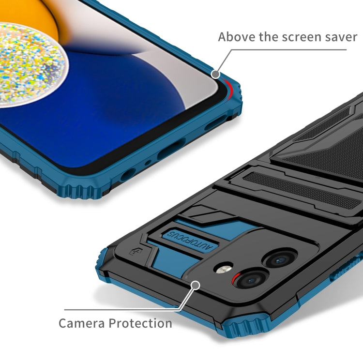 For Samsung Galaxy A03s 166mm Version Armor Card PC + TPU Phone Case