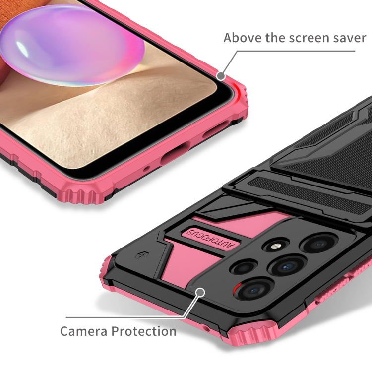 For Samsung Galaxy A33 5G Armor Card PC + TPU Phone Case