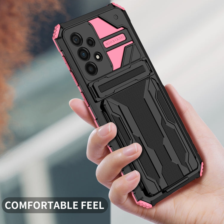For Samsung Galaxy A33 5G Armor Card PC + TPU Phone Case
