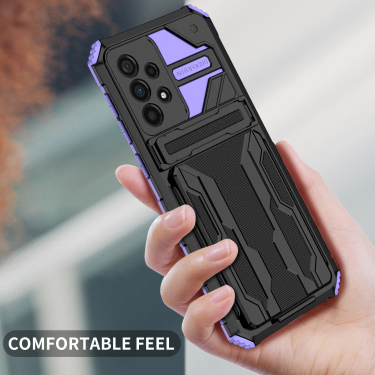 For Samsung Galaxy A33 5G Armor Card PC + TPU Phone Case
