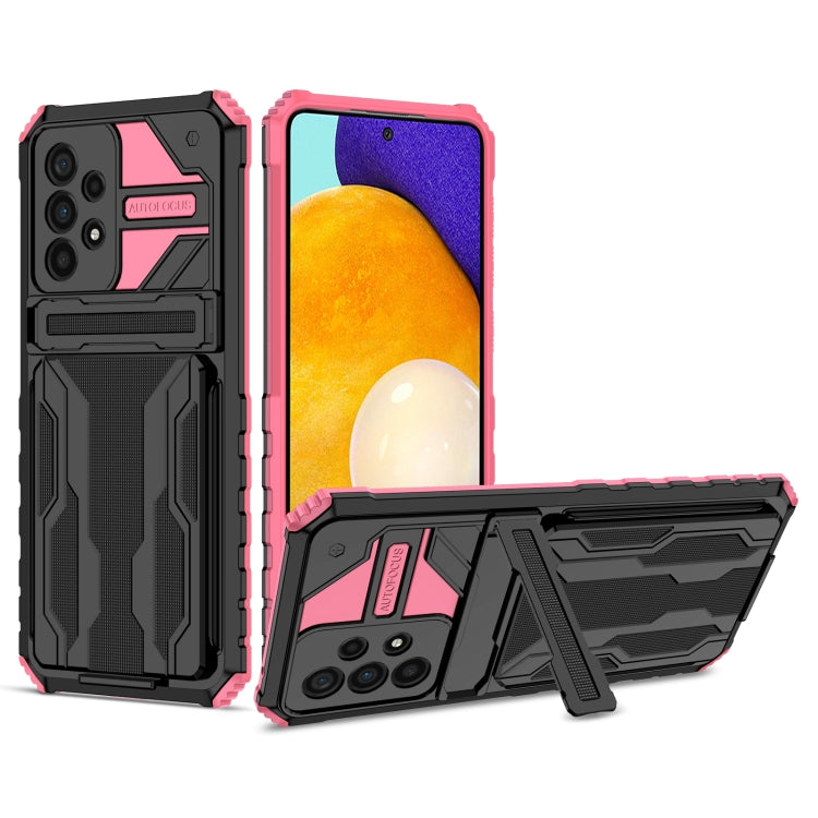For Samsung Galaxy A53 5G Armor Card PC + TPU Phone Case