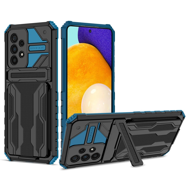 For Samsung Galaxy A53 5G Armor Card PC + TPU Phone Case