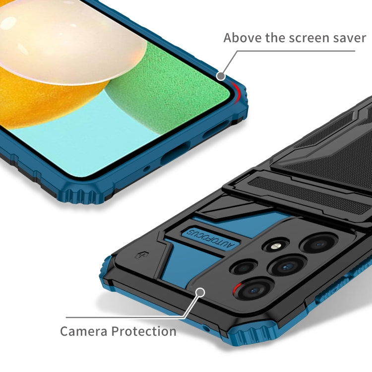 For Samsung Galaxy A53 5G Armor Card PC + TPU Phone Case