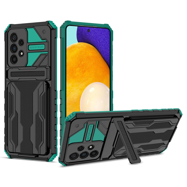 For Samsung Galaxy A53 5G Armor Card PC + TPU Phone Case
