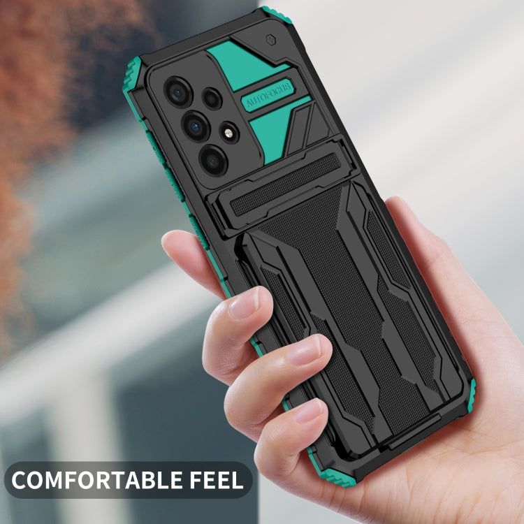 For Samsung Galaxy A53 5G Armor Card PC + TPU Phone Case