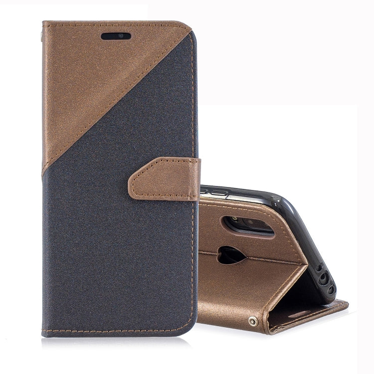 For Xiaomi Redmi 7 Matching Color Frosted Texture Horizontal Flip PU Leather Case with Holder & Card Slots & Lanyard
