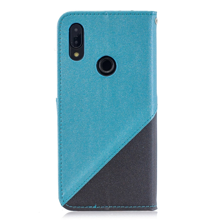 For Xiaomi Redmi 7 Matching Color Frosted Texture Horizontal Flip PU Leather Case with Holder & Card Slots & Lanyard