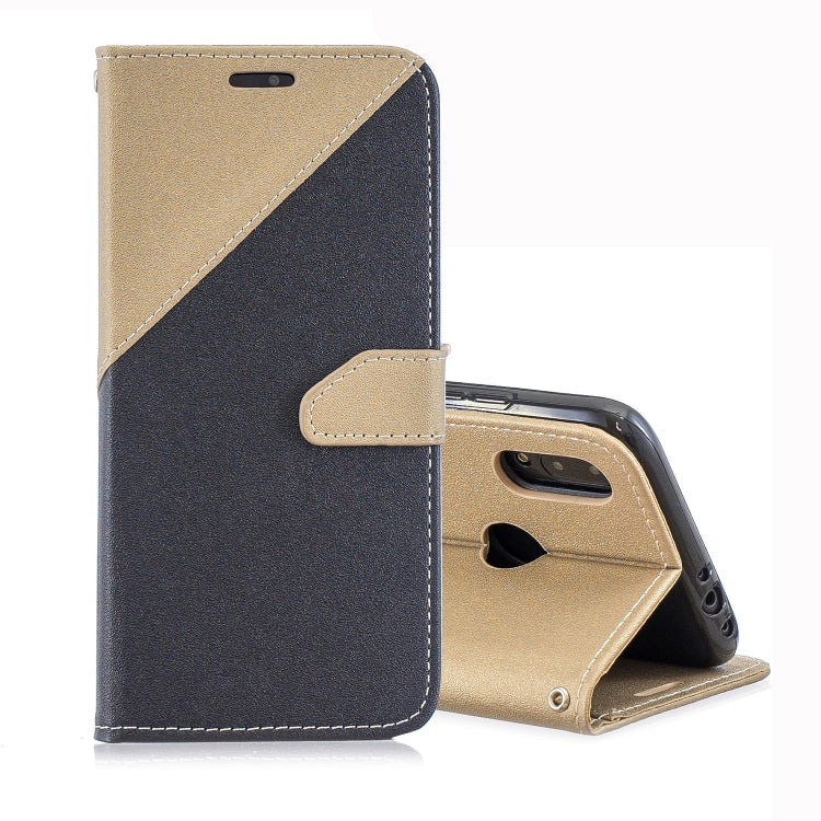 For Xiaomi Redmi Note7 Matching Color Frosted Texture Horizontal Flip PU Leather Case with Holder & Card Slots & Lanyard