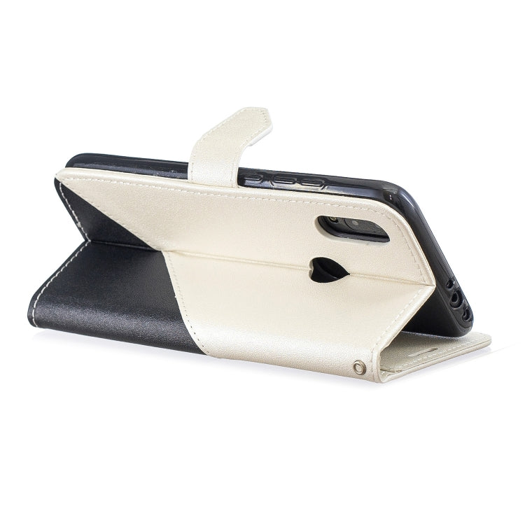 For Xiaomi Redmi Note7 Matching Color Frosted Texture Horizontal Flip PU Leather Case with Holder & Card Slots & Lanyard