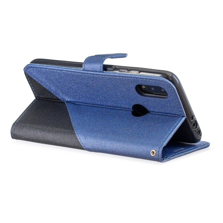 For Xiaomi Redmi Note7 Matching Color Frosted Texture Horizontal Flip PU Leather Case with Holder & Card Slots & Lanyard