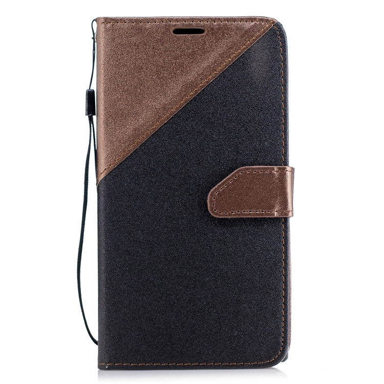 For Sony Xperia L2 Matching Color Frosted Texture Horizontal Flip PU Leather Case with Holder & Card Slots & Lanyard
