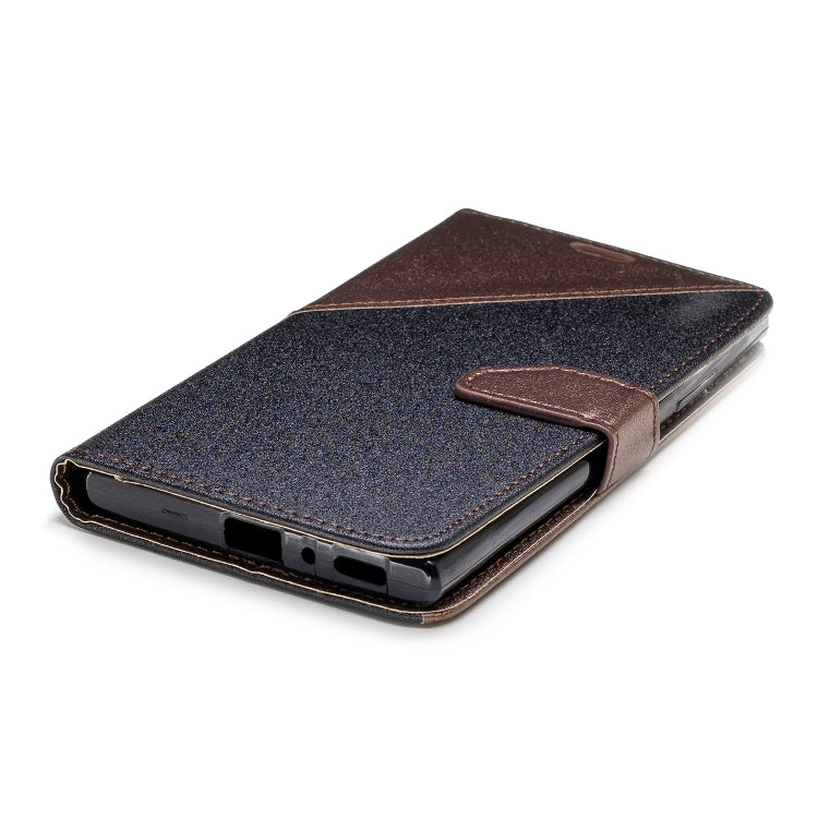 For Sony Xperia L2 Matching Color Frosted Texture Horizontal Flip PU Leather Case with Holder & Card Slots & Lanyard