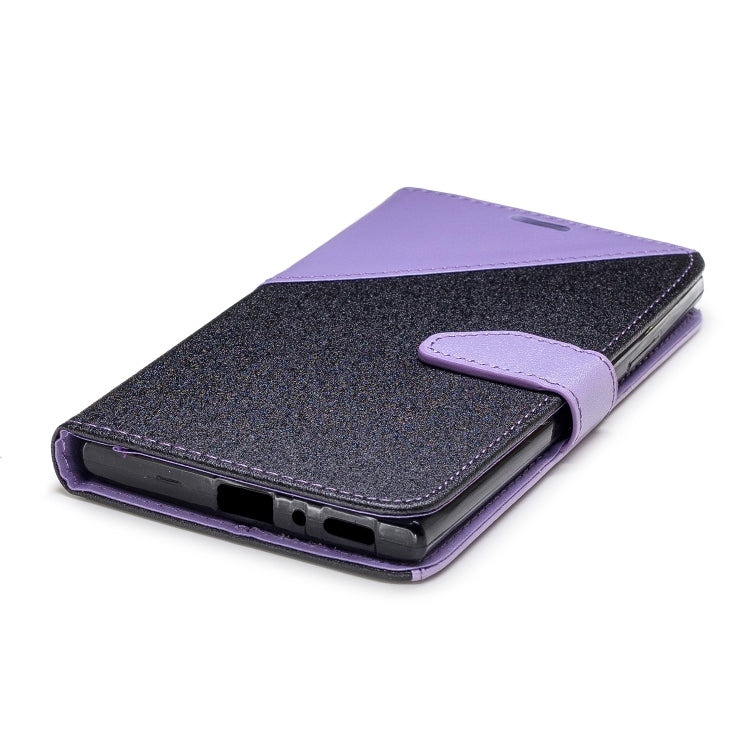 For Sony Xperia L2 Matching Color Frosted Texture Horizontal Flip PU Leather Case with Holder & Card Slots & Lanyard
