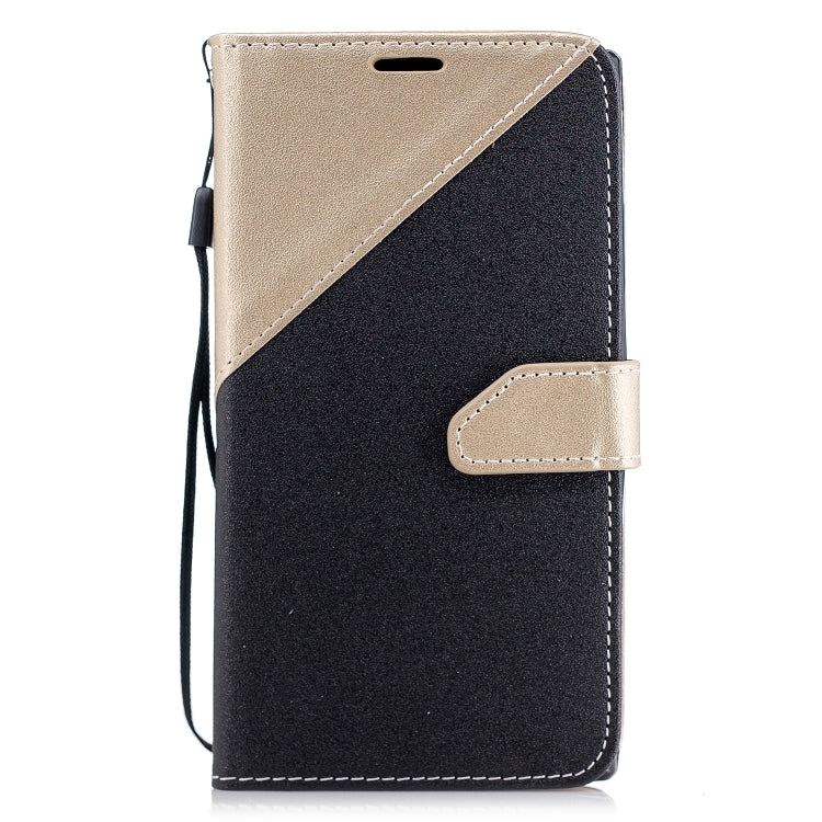 For Sony Xperia L2 Matching Color Frosted Texture Horizontal Flip PU Leather Case with Holder & Card Slots & Lanyard