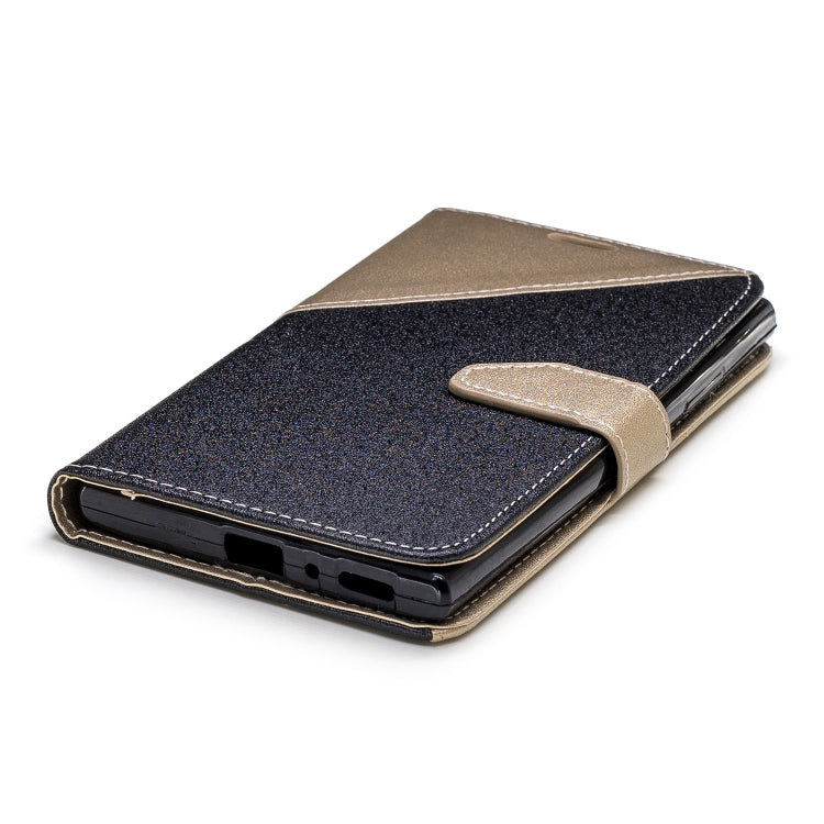 For Sony Xperia L2 Matching Color Frosted Texture Horizontal Flip PU Leather Case with Holder & Card Slots & Lanyard