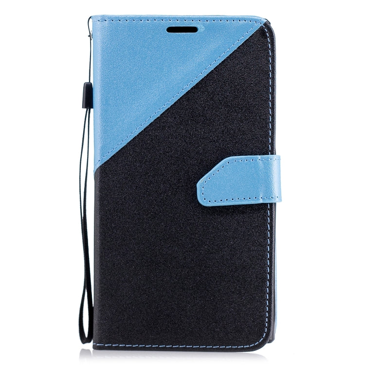 For Sony Xperia L2 Matching Color Frosted Texture Horizontal Flip PU Leather Case with Holder & Card Slots & Lanyard