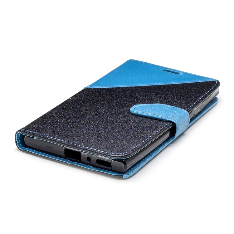 For Sony Xperia L2 Matching Color Frosted Texture Horizontal Flip PU Leather Case with Holder & Card Slots & Lanyard