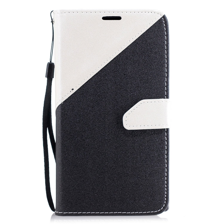 For Sony Xperia L2 Matching Color Frosted Texture Horizontal Flip PU Leather Case with Holder & Card Slots & Lanyard