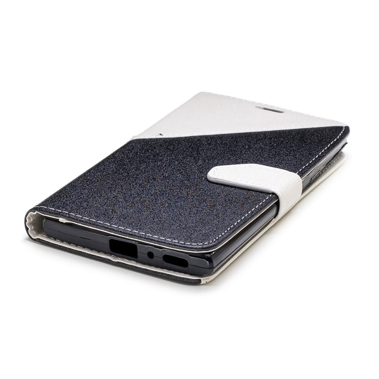 For Sony Xperia L2 Matching Color Frosted Texture Horizontal Flip PU Leather Case with Holder & Card Slots & Lanyard