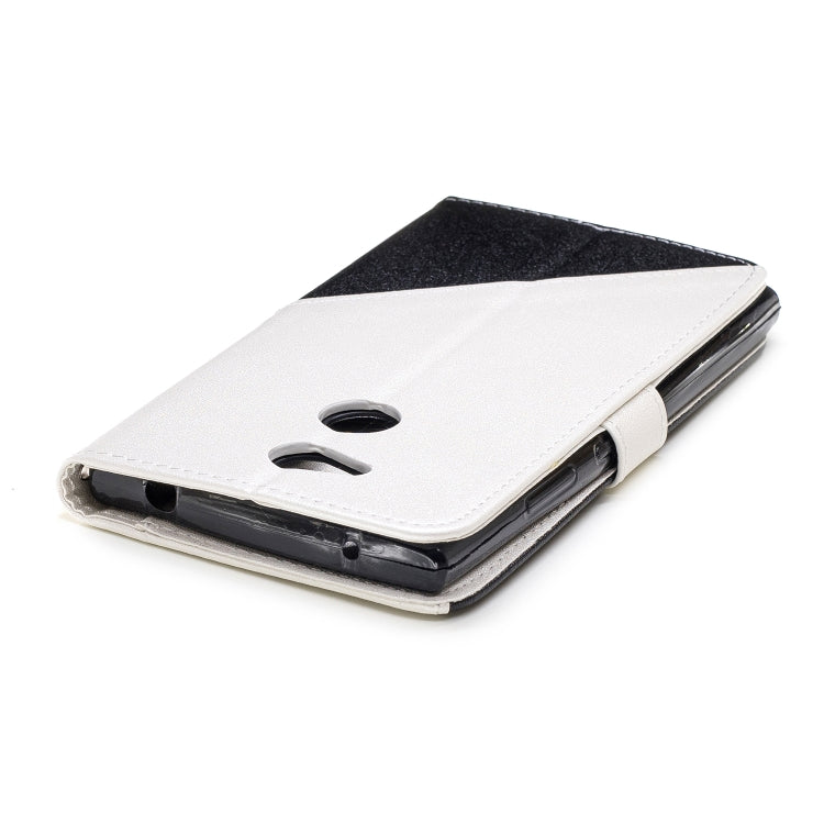For Sony Xperia L2 Matching Color Frosted Texture Horizontal Flip PU Leather Case with Holder & Card Slots & Lanyard