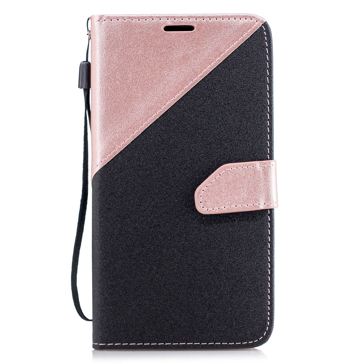 For Sony Xperia L2 Matching Color Frosted Texture Horizontal Flip PU Leather Case with Holder & Card Slots & Lanyard