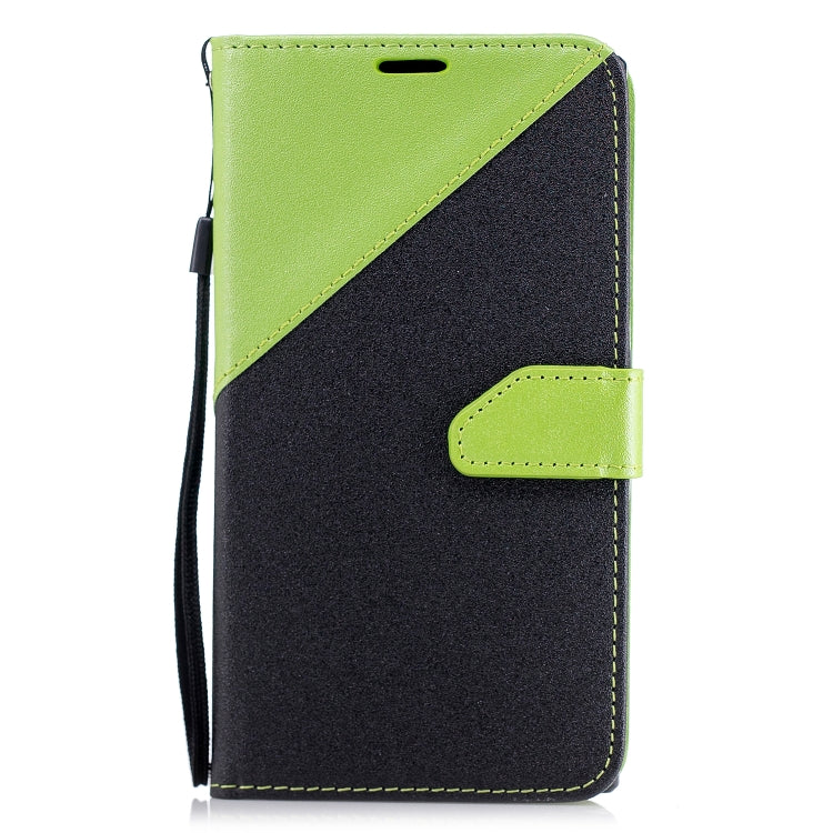 For Sony Xperia L2 Matching Color Frosted Texture Horizontal Flip PU Leather Case with Holder & Card Slots & Lanyard