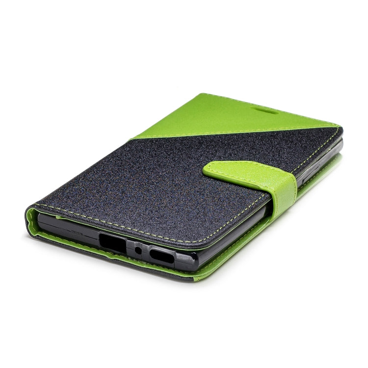 For Sony Xperia L2 Matching Color Frosted Texture Horizontal Flip PU Leather Case with Holder & Card Slots & Lanyard