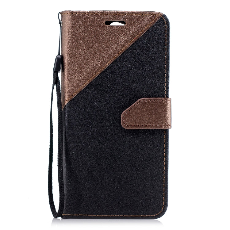 For Sony Xperia XA2 Matching Color Frosted Texture Horizontal Flip PU Leather Case with Holder & Card Slots & Lanyard