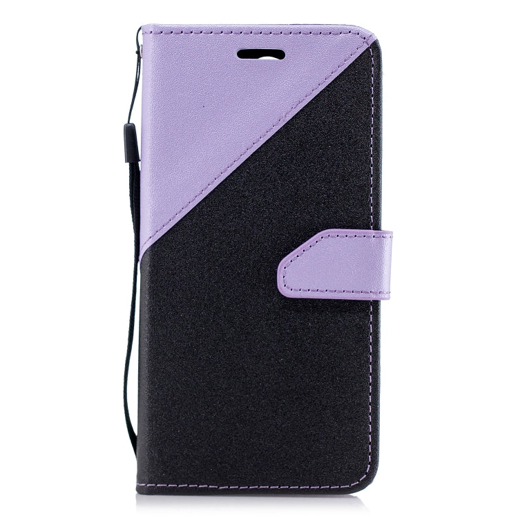 For Sony Xperia XA2 Matching Color Frosted Texture Horizontal Flip PU Leather Case with Holder & Card Slots & Lanyard