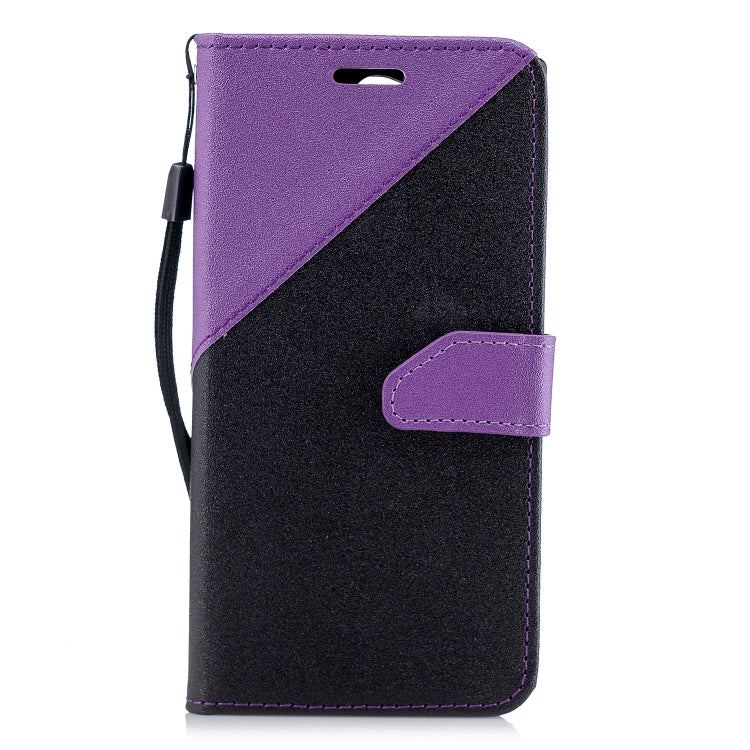 For Sony Xperia XA2 Matching Color Frosted Texture Horizontal Flip PU Leather Case with Holder & Card Slots & Lanyard