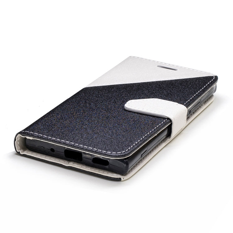 For Sony Xperia XA2 Matching Color Frosted Texture Horizontal Flip PU Leather Case with Holder & Card Slots & Lanyard