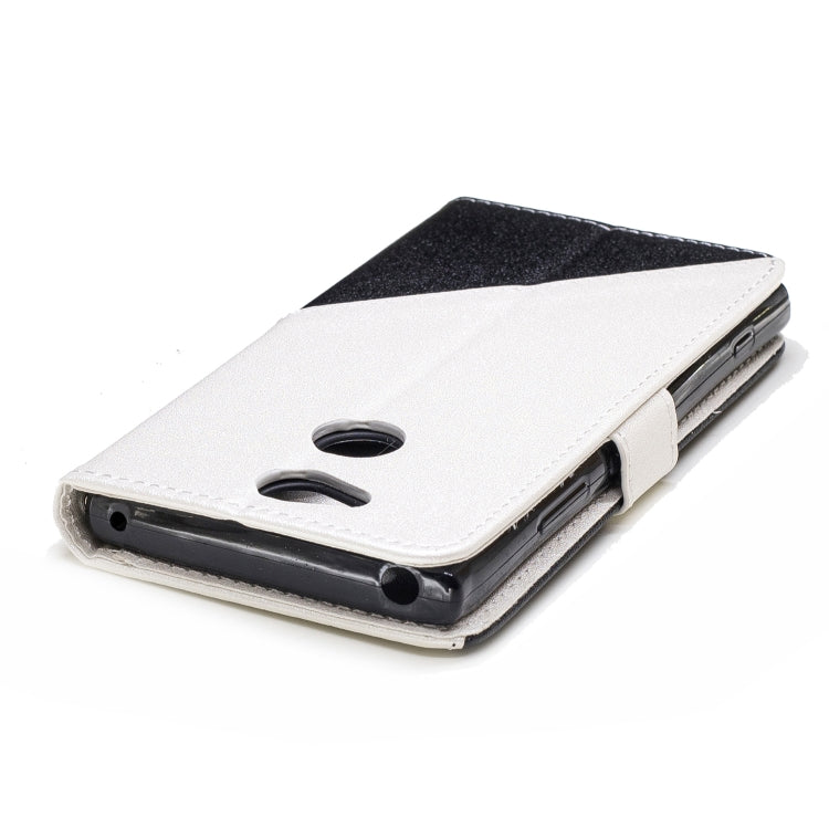 For Sony Xperia XA2 Matching Color Frosted Texture Horizontal Flip PU Leather Case with Holder & Card Slots & Lanyard