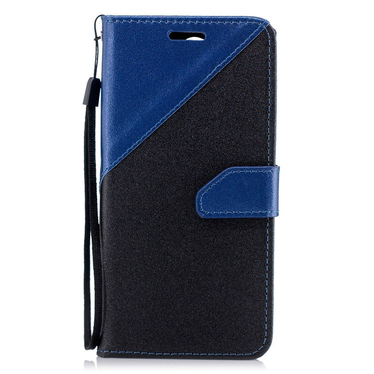 For Sony Xperia XA2 Matching Color Frosted Texture Horizontal Flip PU Leather Case with Holder & Card Slots & Lanyard