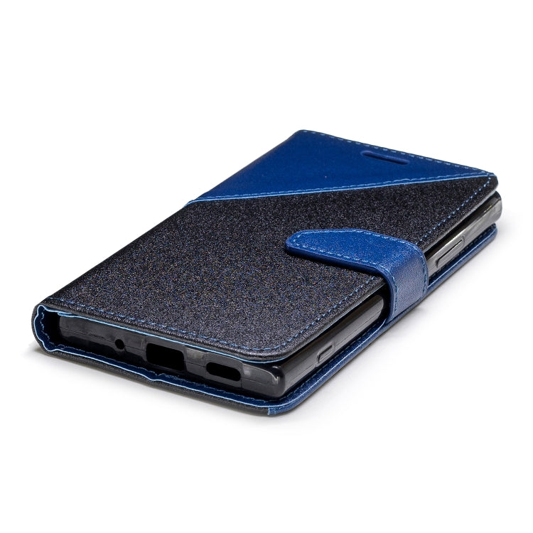 For Sony Xperia XA2 Matching Color Frosted Texture Horizontal Flip PU Leather Case with Holder & Card Slots & Lanyard