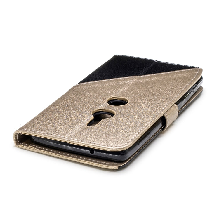 For Sony Xperia XZ2 Matching Color Frosted Texture Horizontal Flip PU Leather Case with Holder & Card Slots & Lanyard