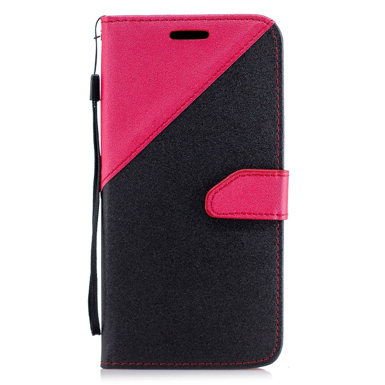 For Sony Xperia XZ2 Matching Color Frosted Texture Horizontal Flip PU Leather Case with Holder & Card Slots & Lanyard