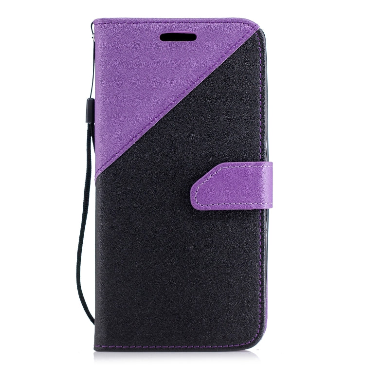 For Sony Xperia XZ2 Matching Color Frosted Texture Horizontal Flip PU Leather Case with Holder & Card Slots & Lanyard