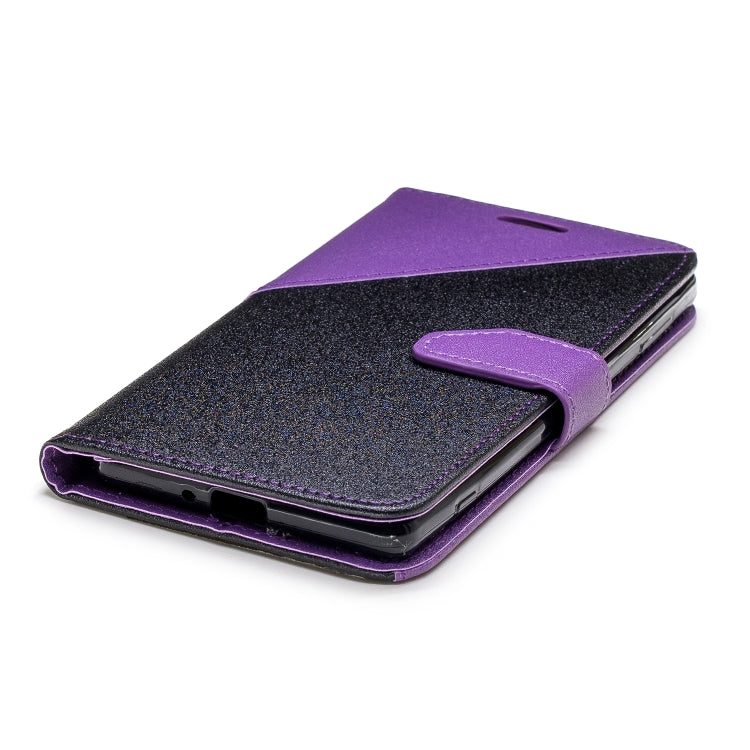 For Sony Xperia XZ2 Matching Color Frosted Texture Horizontal Flip PU Leather Case with Holder & Card Slots & Lanyard