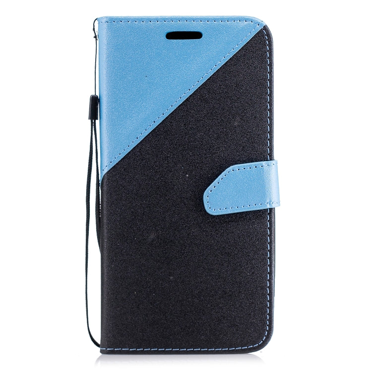 For Sony Xperia XZ2 Matching Color Frosted Texture Horizontal Flip PU Leather Case with Holder & Card Slots & Lanyard