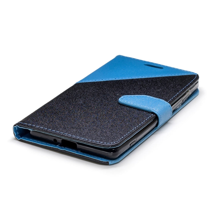 For Sony Xperia XZ2 Matching Color Frosted Texture Horizontal Flip PU Leather Case with Holder & Card Slots & Lanyard