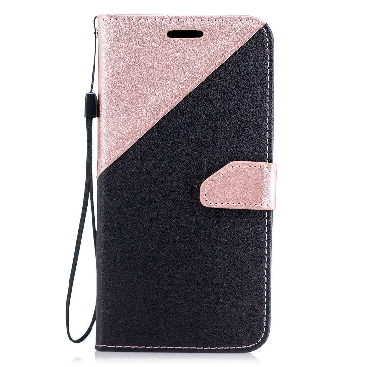 For Sony Xperia XZ2 Matching Color Frosted Texture Horizontal Flip PU Leather Case with Holder & Card Slots & Lanyard