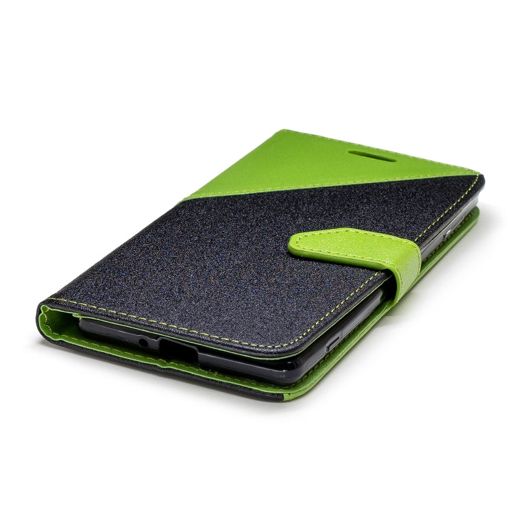 For Sony Xperia XZ2 Matching Color Frosted Texture Horizontal Flip PU Leather Case with Holder & Card Slots & Lanyard