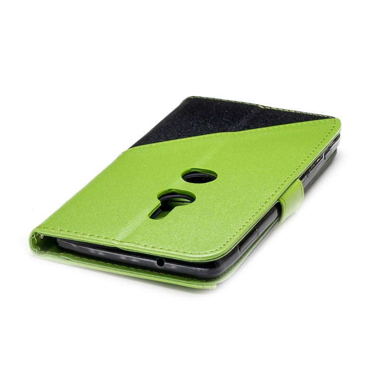For Sony Xperia XZ2 Matching Color Frosted Texture Horizontal Flip PU Leather Case with Holder & Card Slots & Lanyard
