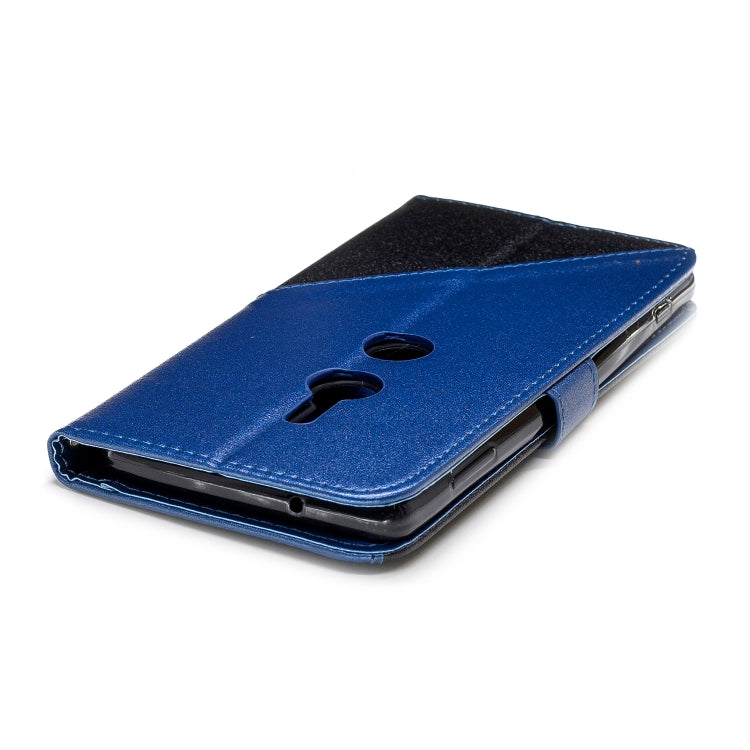 For Sony Xperia XZ2 Matching Color Frosted Texture Horizontal Flip PU Leather Case with Holder & Card Slots & Lanyard