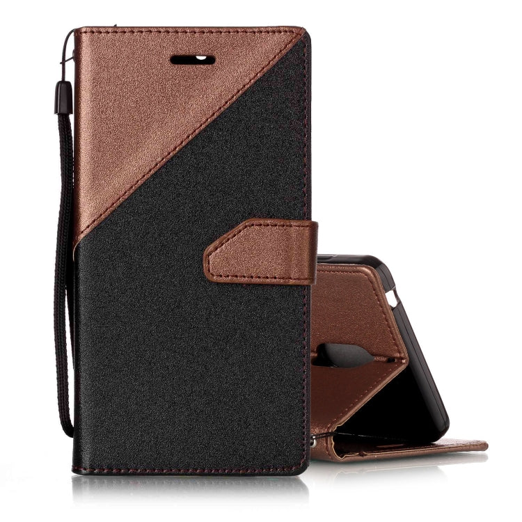 For Nokia 6 Matching Color Frosted Texture Horizontal Flip PU Leather Case with Holder & Card Slots & Lanyard
