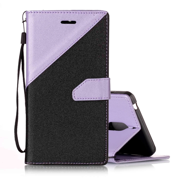 For Nokia 6 Matching Color Frosted Texture Horizontal Flip PU Leather Case with Holder & Card Slots & Lanyard