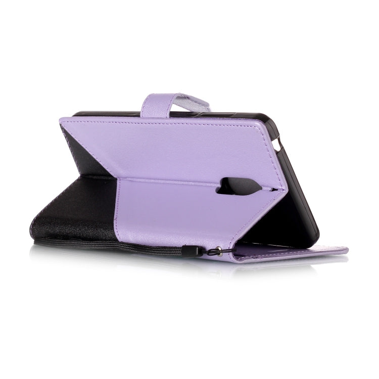 For Nokia 6 Matching Color Frosted Texture Horizontal Flip PU Leather Case with Holder & Card Slots & Lanyard