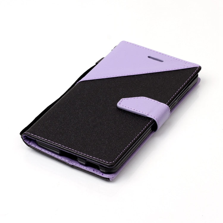 For Nokia 6 Matching Color Frosted Texture Horizontal Flip PU Leather Case with Holder & Card Slots & Lanyard