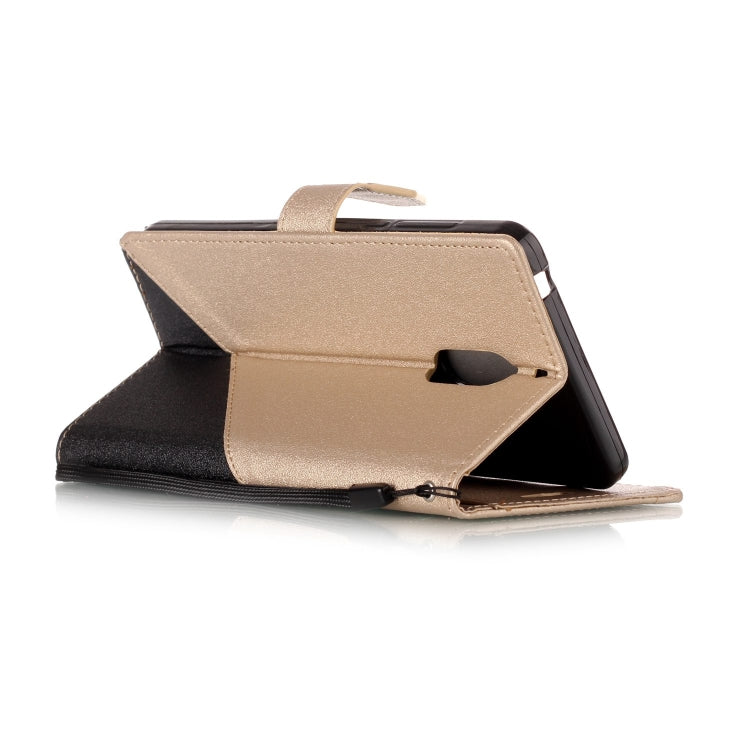 For Nokia 6 Matching Color Frosted Texture Horizontal Flip PU Leather Case with Holder & Card Slots & Lanyard