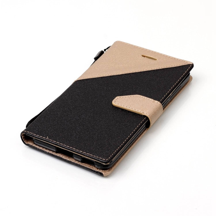 For Nokia 6 Matching Color Frosted Texture Horizontal Flip PU Leather Case with Holder & Card Slots & Lanyard
